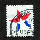United States Postage Stamp 2002 Scott# US 3613 Used 3¢ Star S