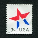 United States Postage Stamp 2002 Scott# US 3613 Used 3¢ Star I