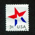 United States Postage Stamp 2002 Scott# US 3613 Used 3¢ Star B