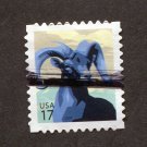 United States Postage Stamp 2007 Scott# US 4138 Used 17¢ Bighorn Sheep (Ovis canadensis) R