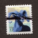 United States Postage Stamp 2007 Scott# US 4138 Used 17¢ Bighorn Sheep (Ovis canadensis) Q