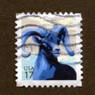 United States Postage Stamp 2007 Scott# US 4138 Used 17¢ Bighorn Sheep (Ovis canadensis) O