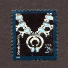 United States Postage Stamp 2004 Scott# US 3750 Used 2 ¢ Navajo Jewelry J