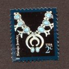 United States Postage Stamp 2004 Scott# US 3750 Used 2 ¢ Navajo Jewelry G