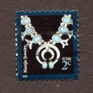 United States Postage Stamp 2004 Scott# US 3750 Used 2 ¢ Navajo Jewelry F