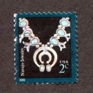 United States Postage Stamp 2005 Scott# US 3751 Used 2 ¢ Navajo Jewelry C