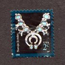 United States Postage Stamp 2005 Scott# US 3751 Used 2 ¢ Navajo Jewelry A