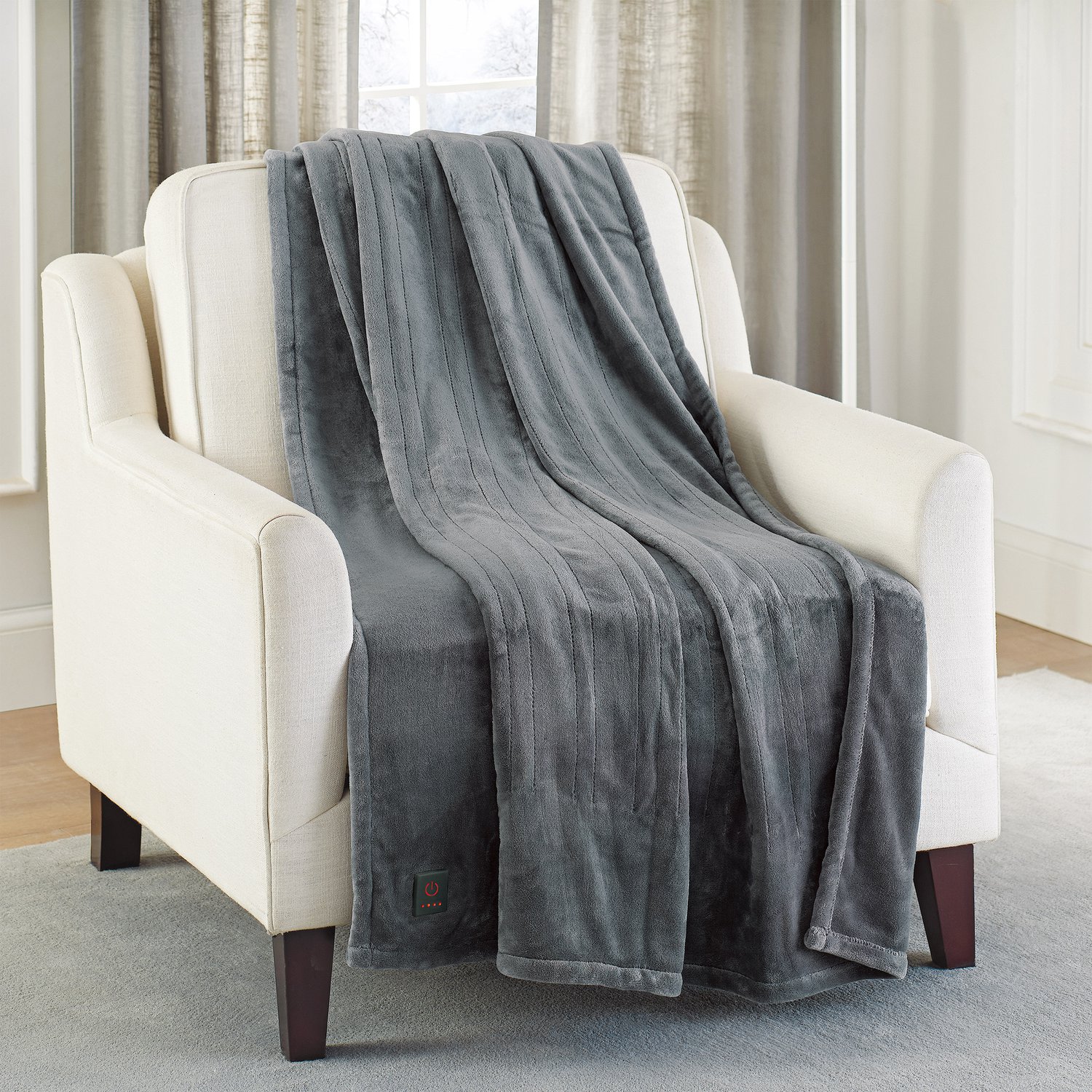 Brookstone Heated Throw, 50