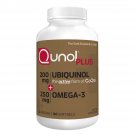 Qunol Plus CoQ10 Ubiquinol 200 mg. with Omega-3, 90 Softgels