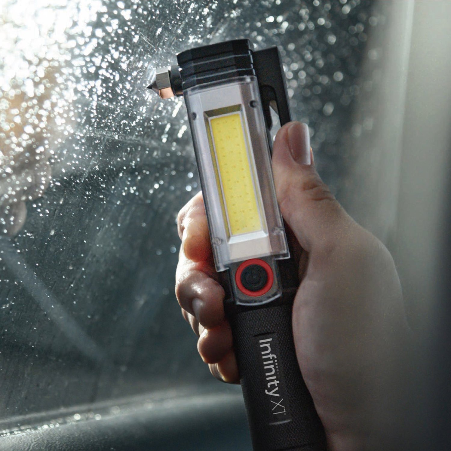 Infinity 7in1 Emergency Tool, 2pack AllInOne Auto Light with