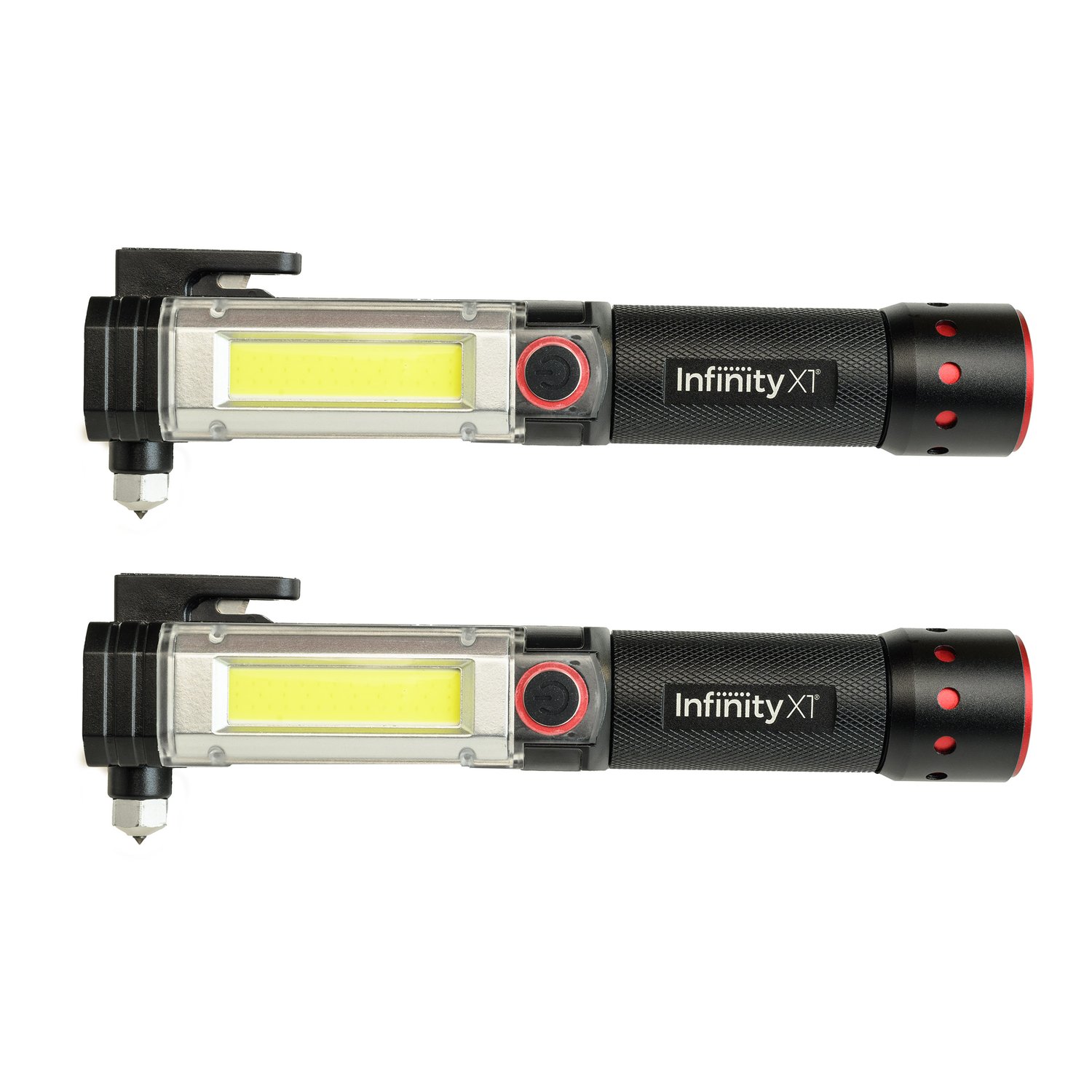 Infinity 7in1 Emergency Tool, 2pack AllInOne Auto Light with