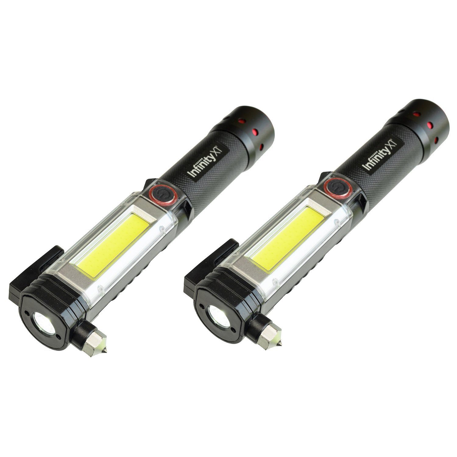 Infinity 7in1 Emergency Tool, 2pack AllInOne Auto Light with