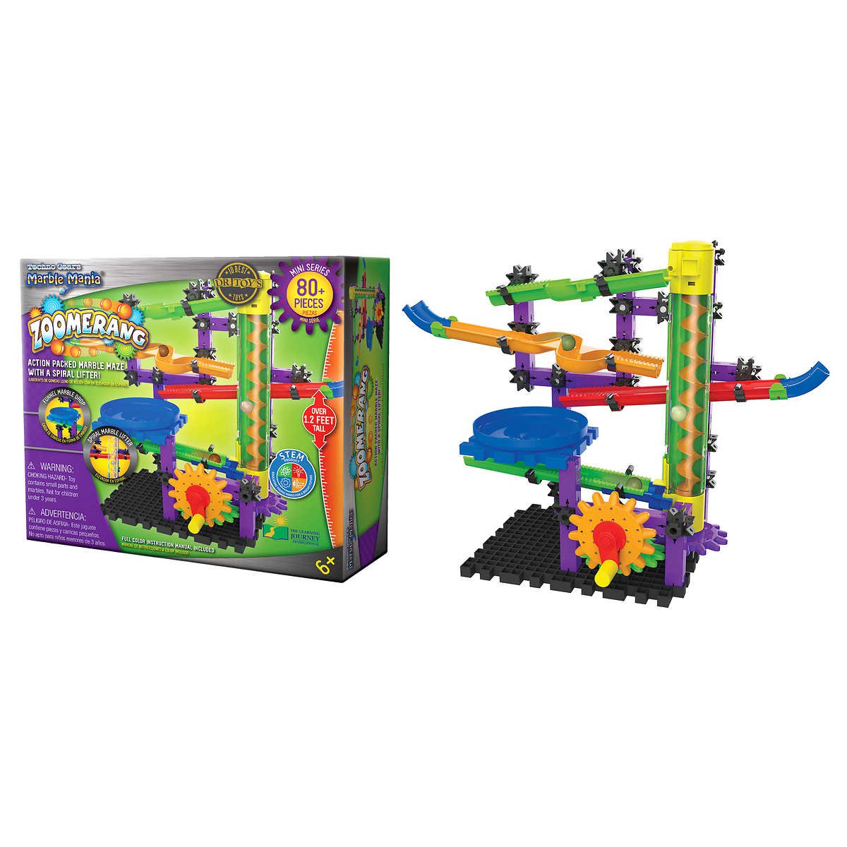 Techno Gear Marble Mania Combo Pack 4 in 1 Mega Set, Whirler Zany Trax ...