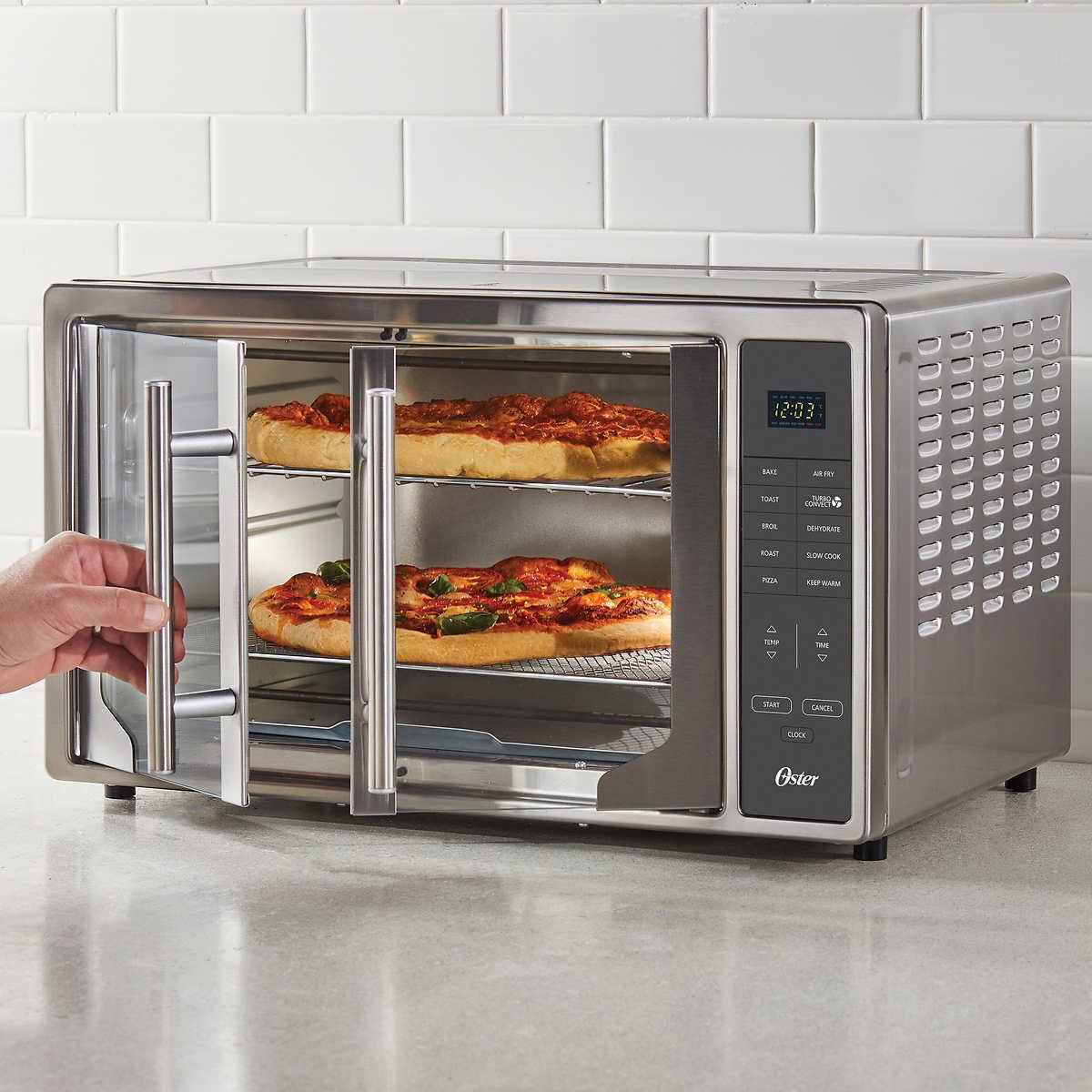 Oster Digital French Door Oven with Air Fry Countertop Oven Model 2142061