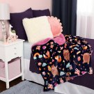 Life Comfort Kid’s Ultimate Sherpa Fleece Blanket, 40” x 50” Printed Plush Face