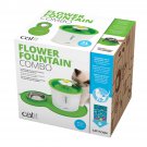 Catit Flower Fountain Combo & Placemat Kit with 5 Replacement Filters