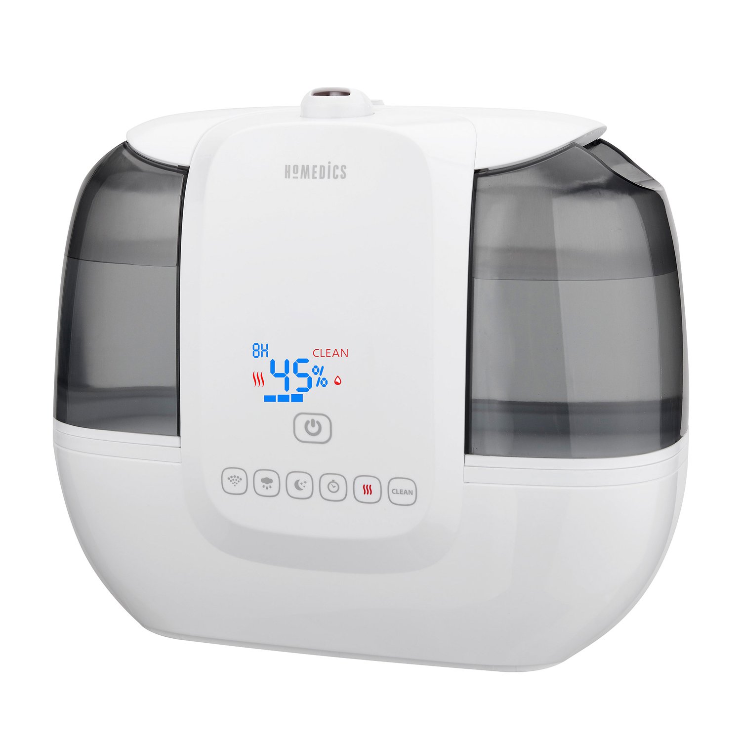 HoMedics TotalComfort Ultrasonic Humidifier With UV-C Technology Kill ...