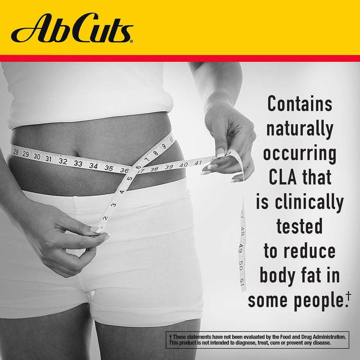 Ab Cuts Cla Belly Fat Burner Formula, 240 Softgels (2 Pack Of 120)