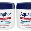 Aquaphor Advanced Therapy Skin Healing Ointment 14 oz Jars, 2pack