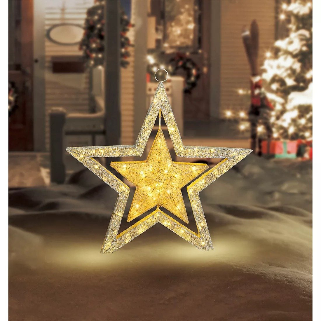 Berkley Jensen 42" LED Star Metal Sculpture