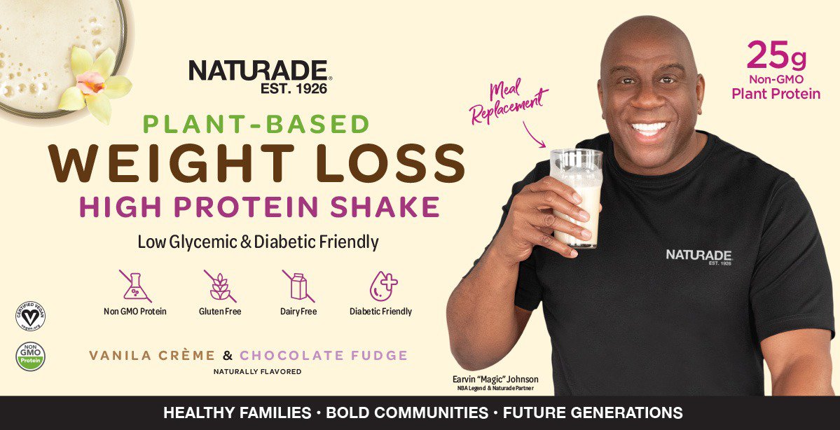 Naturade PlantBased Weight Loss High Protein Shake, 41.5 oz