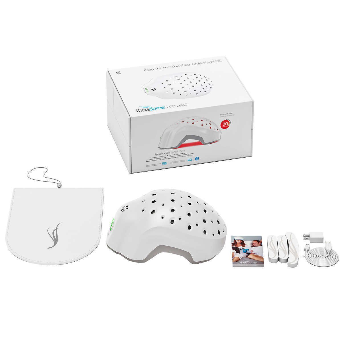 Theradome EVO Laser Hair Growth Device, Cordless 680nm Wavelength