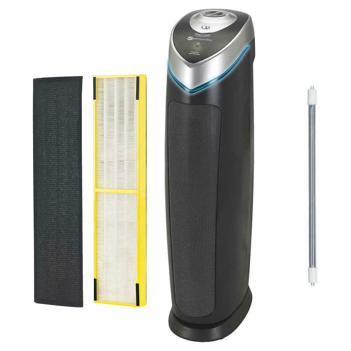 GermGuardian 4in1 Air Purifier Tower with True HEPA Filter with Bonus