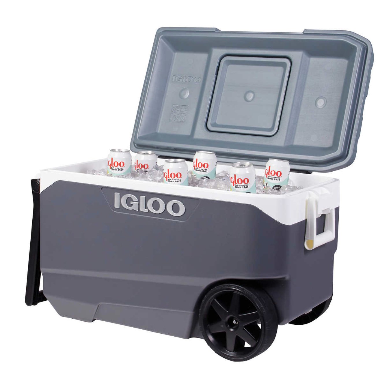 Igloo 90-quart Maxcold Latitude Flip And Tow Wheeled Cooler