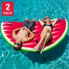 HO Sports Watermelon Pool Float, 2-pack, 89" x 44" x 10"