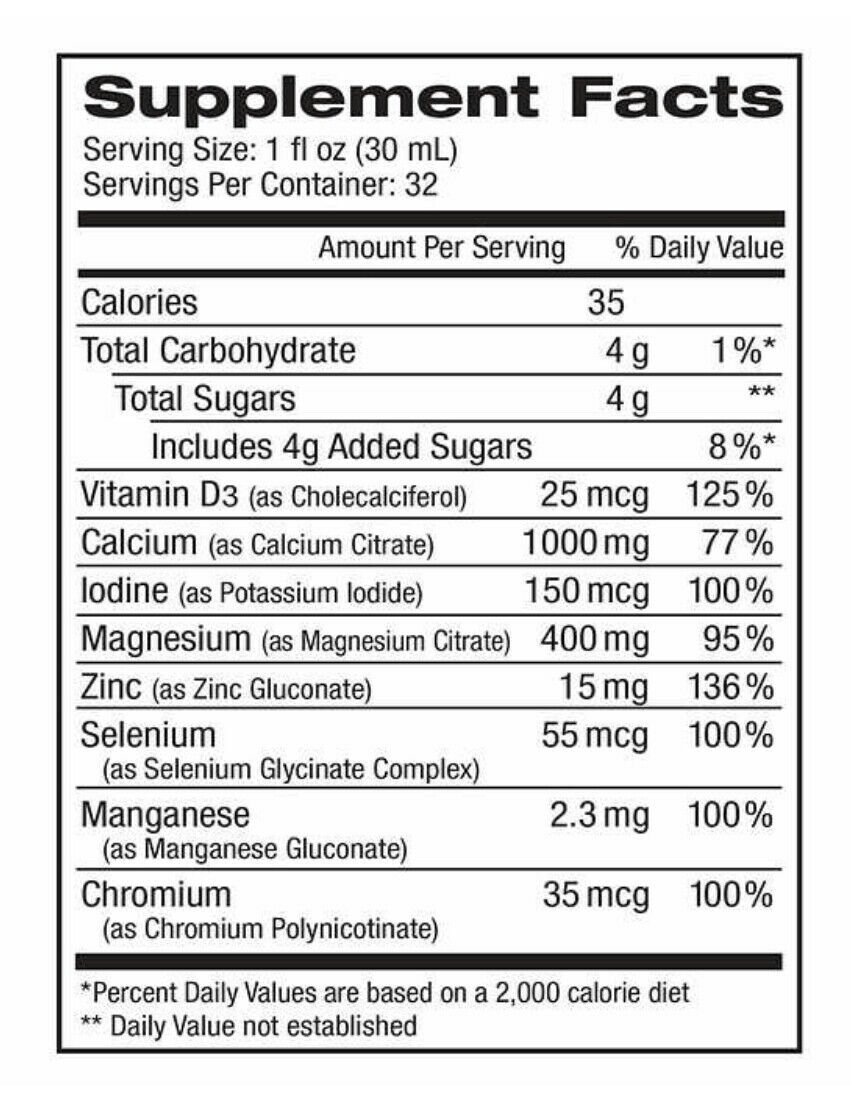 reViva Liquid Calcium Vitamins, High Absorption Calcium Citrate