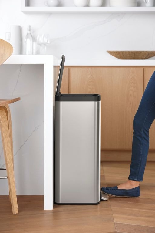 Kohler 47L Step Trash Bin, Stainless Steel Trash Can