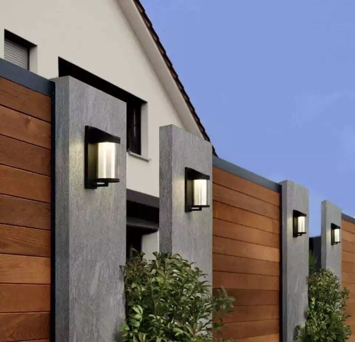 GTX Solar Wall Light, 4Pack LED Outdoor Lighting No Wiring