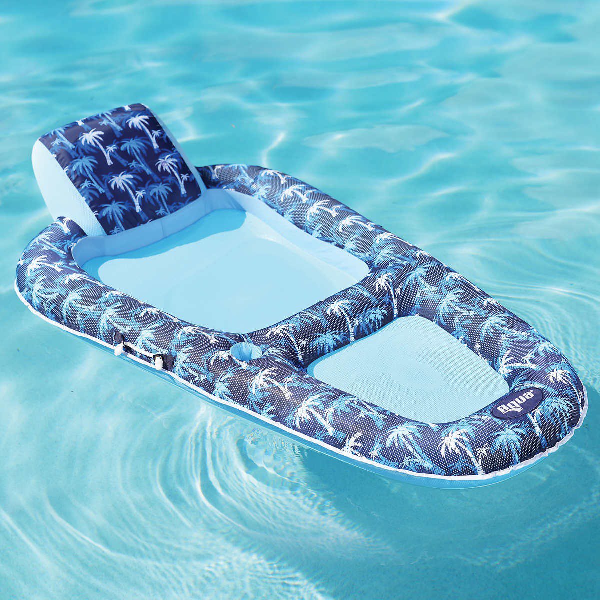 Aqua Luxury Recliner Pool Lounge, Ergonomic Headrest