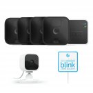  Blink 5 Camera Security System, 4 Outdoor Battery 1 Indoor Cam w/ Yard Sign