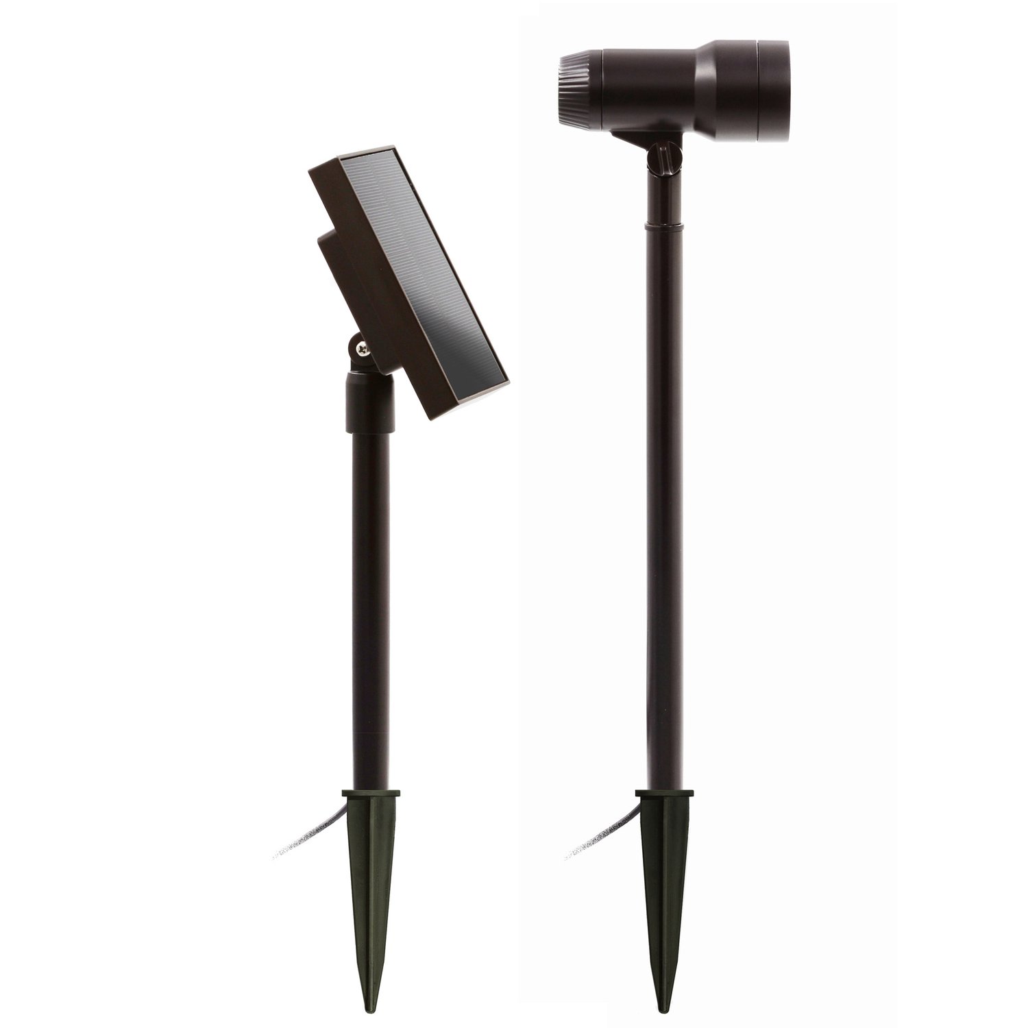 Tommy Bahama 2-Pack Spotlight, 100 Lumen Solar LED Landscape Yard ...