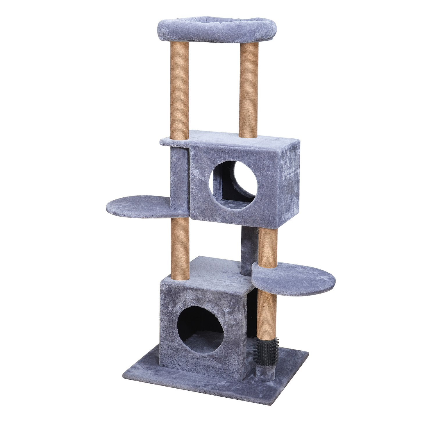 PetPals Felina Cat Tree with Condo, Gray 5Level MultiFunction Cat Tree