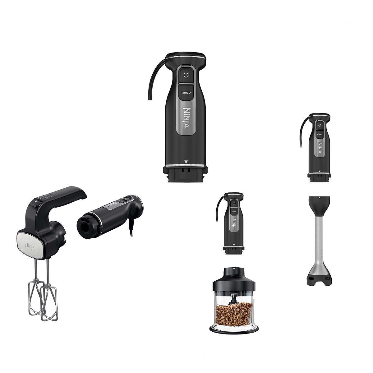 Ninja Foodi Power Mixer System, Hand Mixer Immersion Blender 3Cup