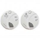 First Alert BRK Hardwired Talking Photoelectric Smoke and Carbon Monoxide Detector, 2-Pack