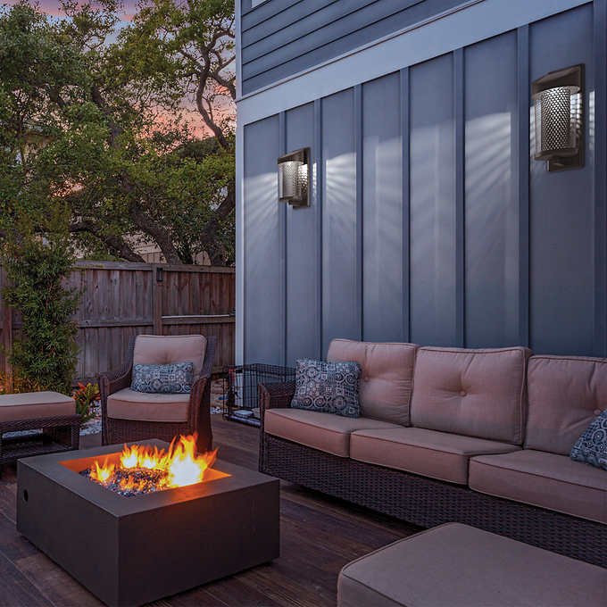 GTX Solar Post Accent Lights, 4pack 10 Lumen Wall Light & Rechargeable