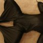 Full Grain Leather Binder Body Bag Bondage B-Suit with Mask Restraint Gimp Suit