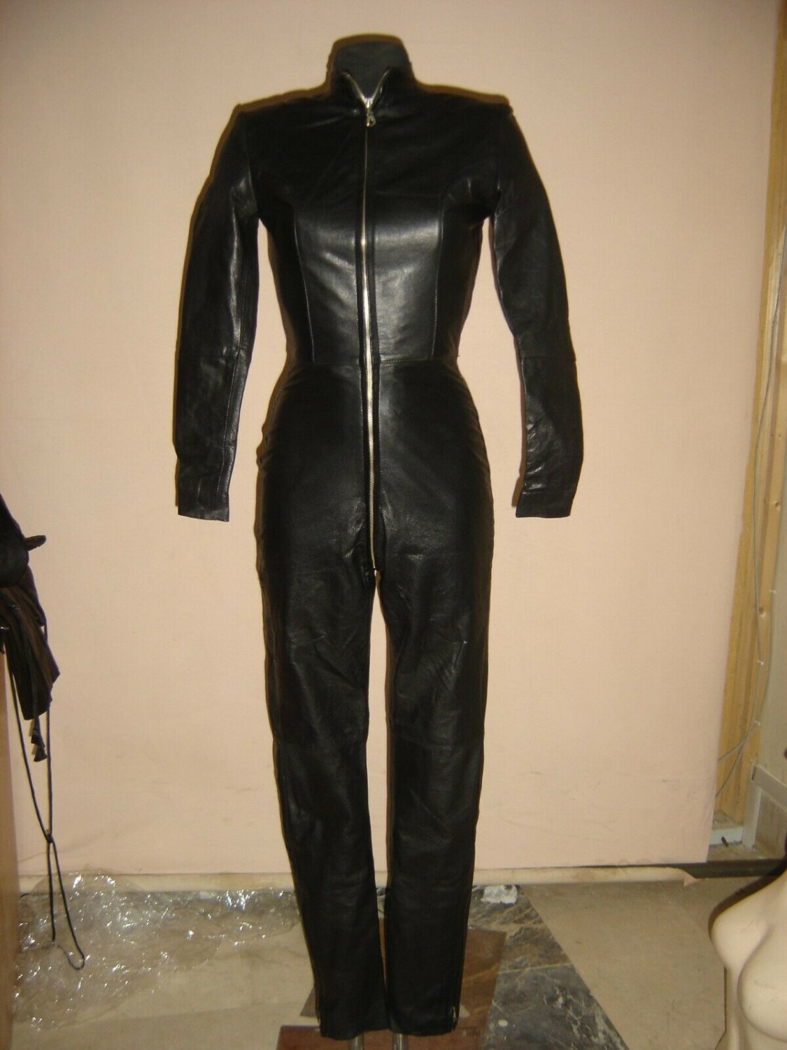 Real Leather Women Mistress&Acirc;&nbsp; Catsuit for Discipline Slave   Cosplay Gothic