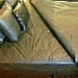 Real Leather Fitted Bed Sheet 1 Duvet Cover & 2 Pillow Covers Set
