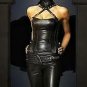Womens Steampunk leather costset Gothic Dominion dress Mistress Leather costume