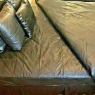 Real Calf NAPA super soft leather Bed sheet, pillow case and duvet set bedding s