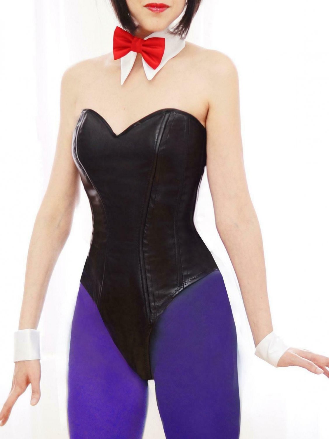 Playboy Bunny suit Costume Cosplay Bodysuit Burningman Corsette bodysuit Bun
