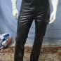 Real Leather men Style pant GAY BLUF Schwarz Gay Cuir
