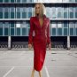Women's Genuine Leather Dress,New Handmade Custom Dress, 100% Genuine Lambskin L