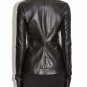 Women's & Girls 100% Genuine Soft Lambskin Leather Cropped Motor Biker Jacket Sl