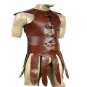 Medieval vest armor Strip with hand clip LARP/SCA genuine Leather Halloween Gift