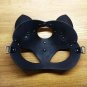 Cat Mask For Women BDSM Fetish Cat ears Black Eye Mask Halloween Carn